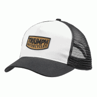 BLACK AND WHITE EMBROIDERED DUDE CAP TRIUMPH-Triumph