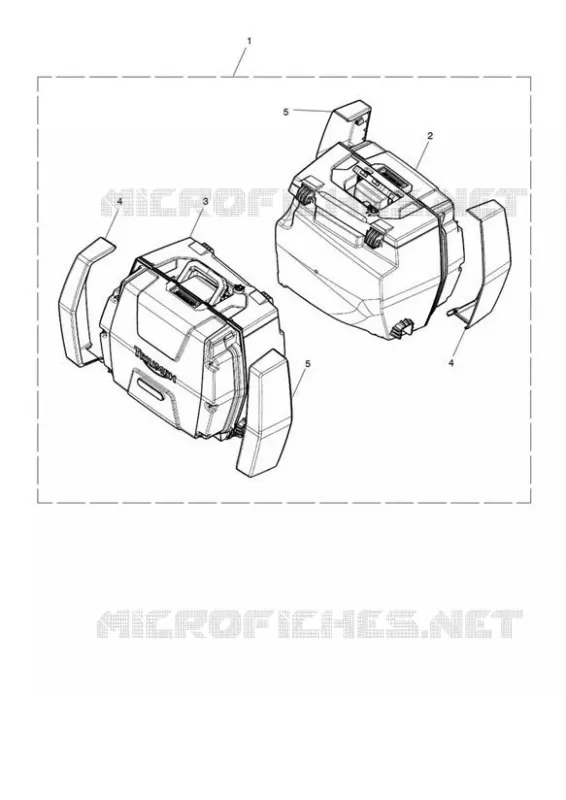 2 BOX PANNIER KIT - STANDARD KEY Triumph MOTO Tiger 1200 Tiger Explorer XC  Tiger Explorer XC