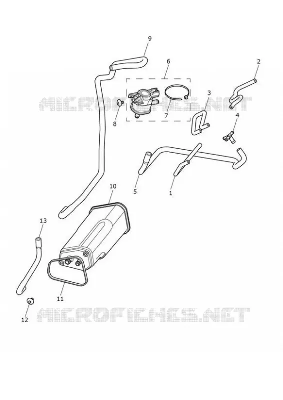 EVAPORATIVE LOSS CONTROL SYSTEM Triumph MOTO Tiger 1200 Tiger Explorer XCX  Tiger Explorer XCX