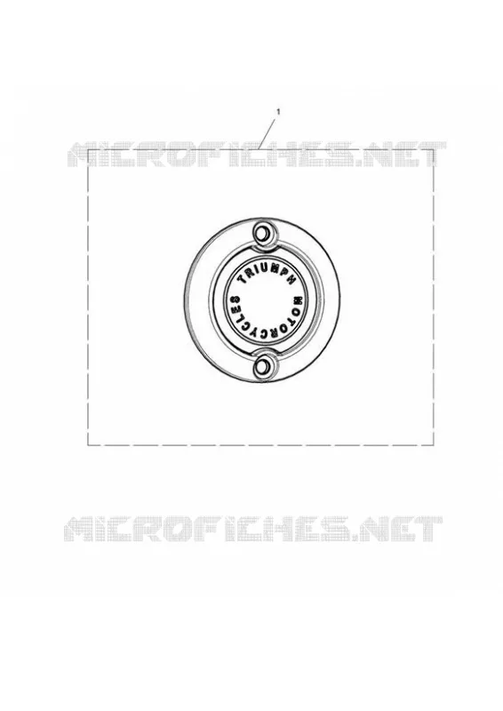 Clutch Badge, Chrome Triumph MOTO Bonneville Liquid-Cooled Bonneville T100  Bonneville T100