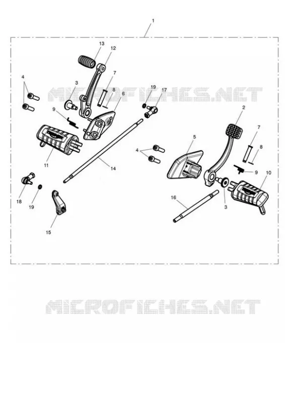 FORWARD CONTROLS KIT Triumph MOTO Bonneville Bobber Bonneville BOBBER  Bonneville BOBBER