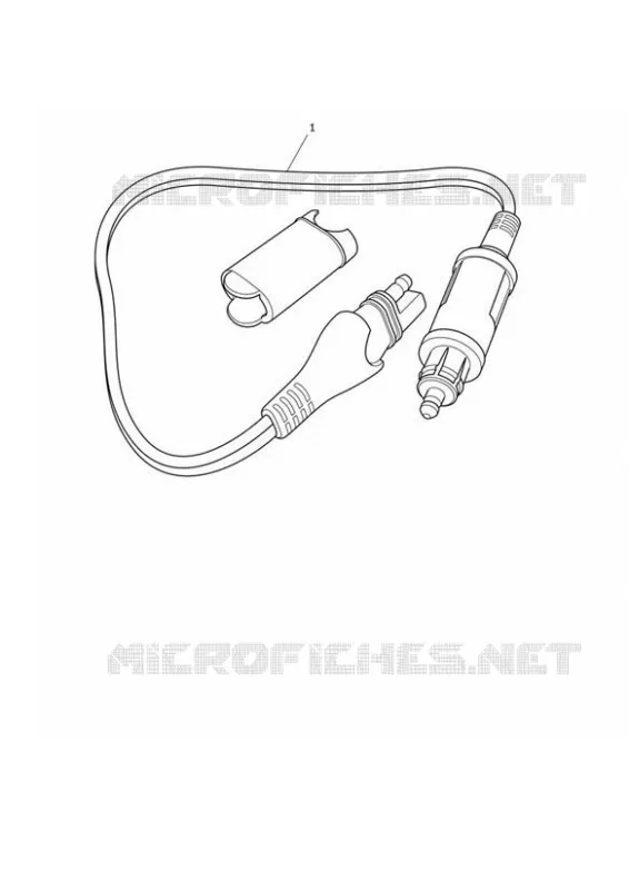 ADAPTOR TO DIN SOCKET - OPTIMATE 3 Triumph MOTO Tiger 1200 Tiger 1200 GT Explorer  Tiger 1200 GT Explorer