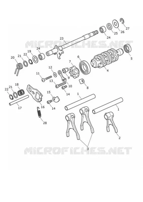 GEAR SELECTOR DRUM Triumph MOTO Tiger 1200 Tiger 1200 GT Explorer  Tiger 1200 GT Explorer