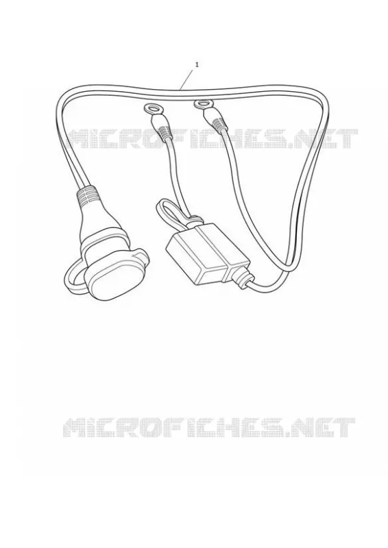 BATTERY CONNECTOR LEAD - OPTIMATE 3 Triumph MOTO Tiger 850 Tiger 850 Sport  Tiger 850 Sport