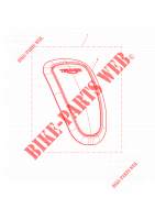 KIT TANK PAD RUBBER for Triumph Speed Twin 2021~