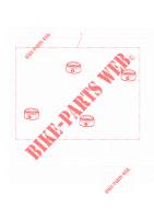 HEAD BOLT COVER KIT, CLR for Triumph Scrambler 1200 XC 2021~