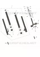 FRONT SUSPENSION & STEERING INCLUDING CLUTCH CONTROLS  Speed triumph-motorcycle Speed-400 Speed 400 16232