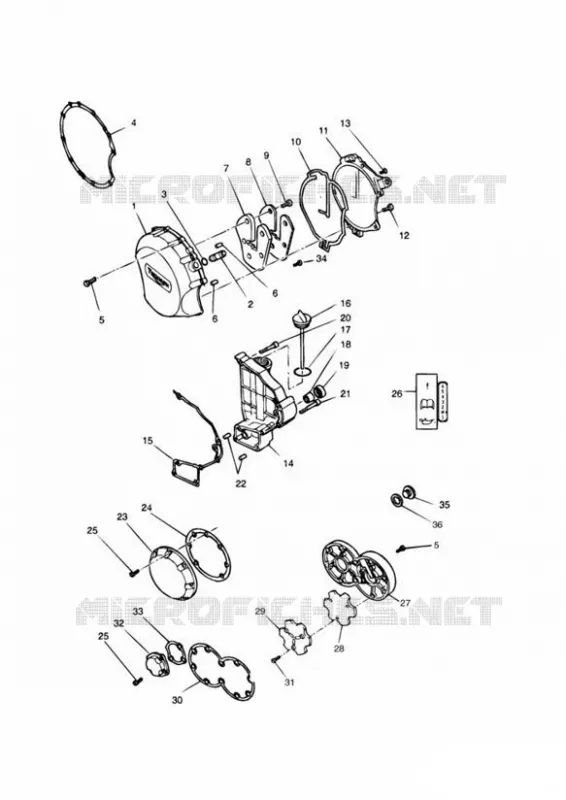 ENGINE COVERS 3 CYLINDER Triumph MOTO Daytona Daytona-others DAYTONA 1200, 900 & SUPER III  DAYTONA 1200, 900 & SUPER III