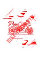BODYWORK   DECALS SPECIAL EDITION 2 (FROM VIN 440190) for Triumph DAYTONA 675, 675R & SE