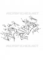 BODYWORK / FAIRING FIXINGS / DECALS  Daytona triumph-motorcycle Daytona-675 DAYTONA 675, 675R & SE 10006862027