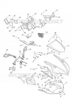 BODYWORK / FIXINGS / DECALS  Daytona triumph-motorcycle Daytona-675 DAYTONA 675 10006818967
