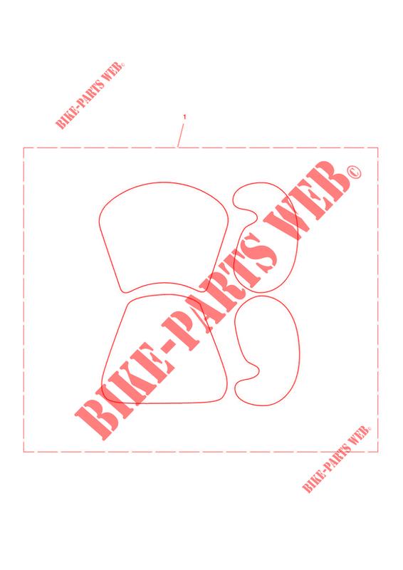 PAINT PROTECTION KIT TYPE 14 MATT  for Triumph SCRAMBLER CARB