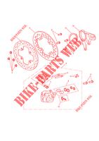 REAR BRAKE & DISC for Triumph SPEED TRIPLE