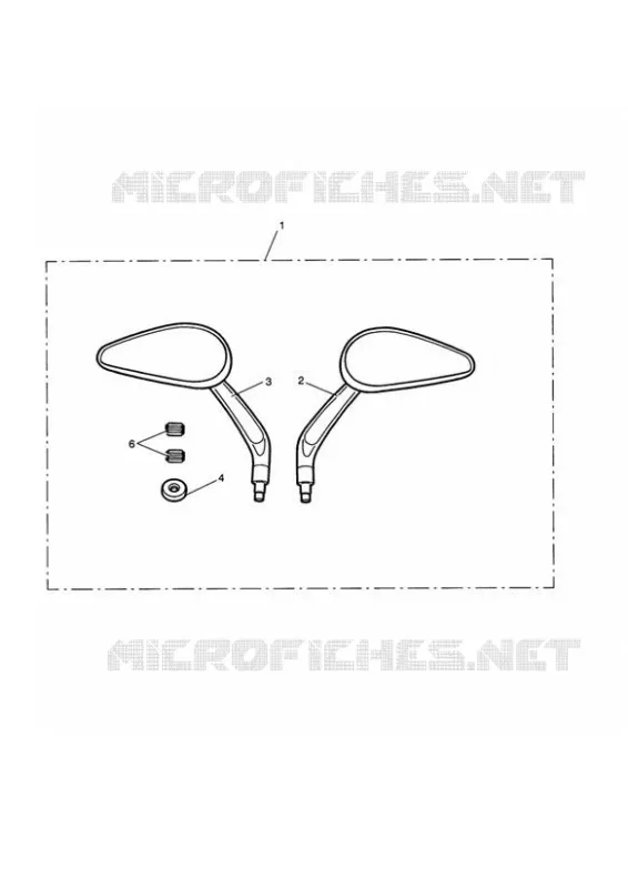 OVAL MIRRORS KIT Triumph MOTO Speed Speedmaster SPEEDMASTER EFI  SPEEDMASTER EFI