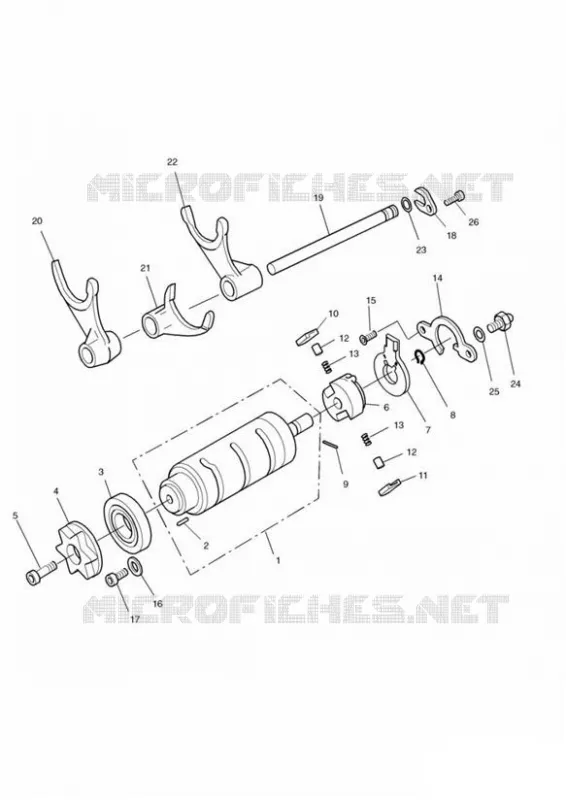 GEAR SELECTOR DRUM Triumph MOTO Sprint Sprint-RS SPRINT RS  SPRINT RS