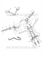 FRONT SUSPENSION & STEERING INCLUDING CLUTCH CONTROLS  Street Triple triumph-motorcycle 675 STREET TRIPLE 675 10006768227