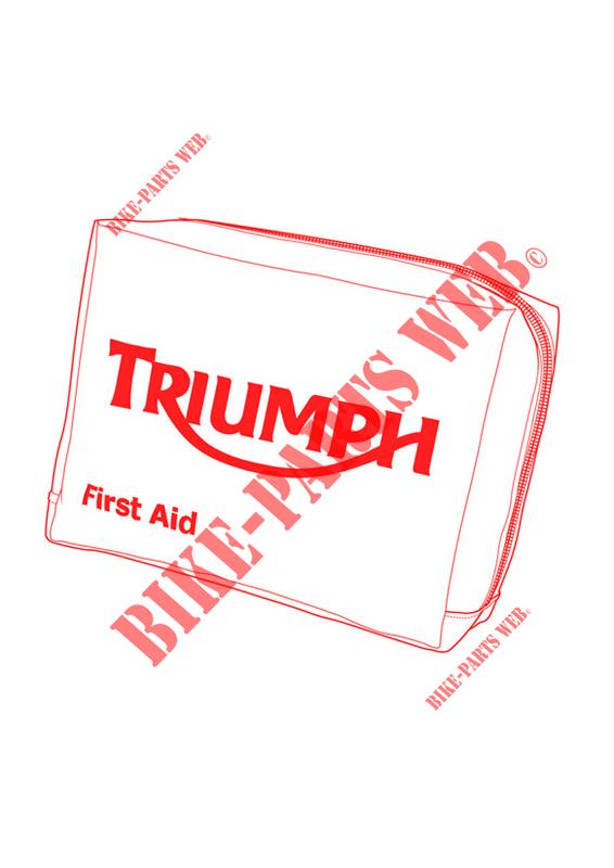 FIRST AID KIT DIN 13167 for Triumph STREET TRIPLE 675 2013 -