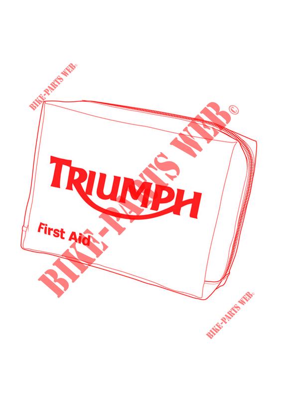 FIRST AID KIT DIN 13167 for Triumph STREET TRIPLE 675 R 2013 - 2016