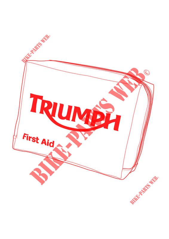 FIRST AID KIT DIN 13167 for Triumph Thruxton Carbs
