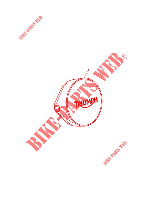 HEADLAMP COVER KIT for Triumph Thruxton Carbs