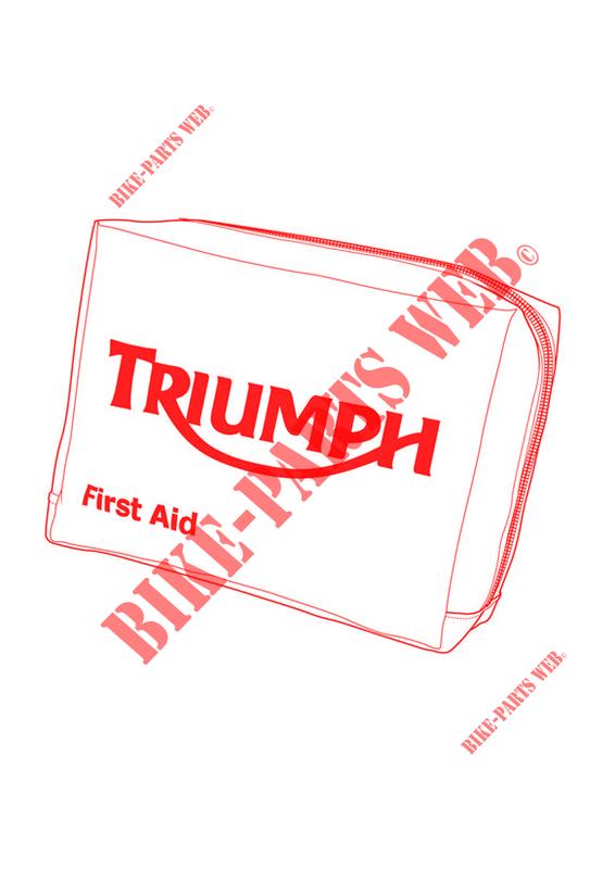 FIRST AID KIT DIN 13167 for Triumph Bonneville EFI