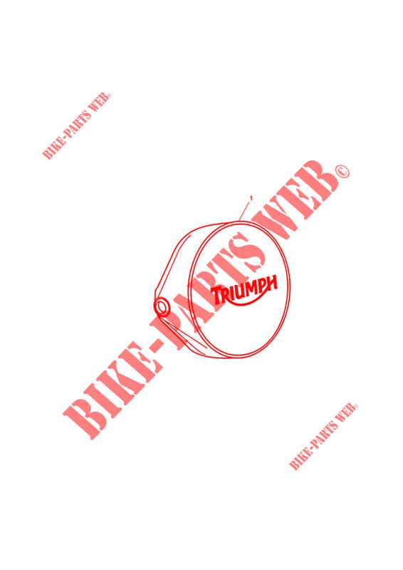 HEADLAMP COVER KIT for Triumph Bonneville EFI