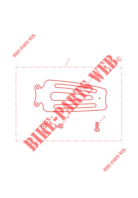 SINGLE SEAT RACK   TYPE 2   BLACK for Triumph THUNDERBIRD