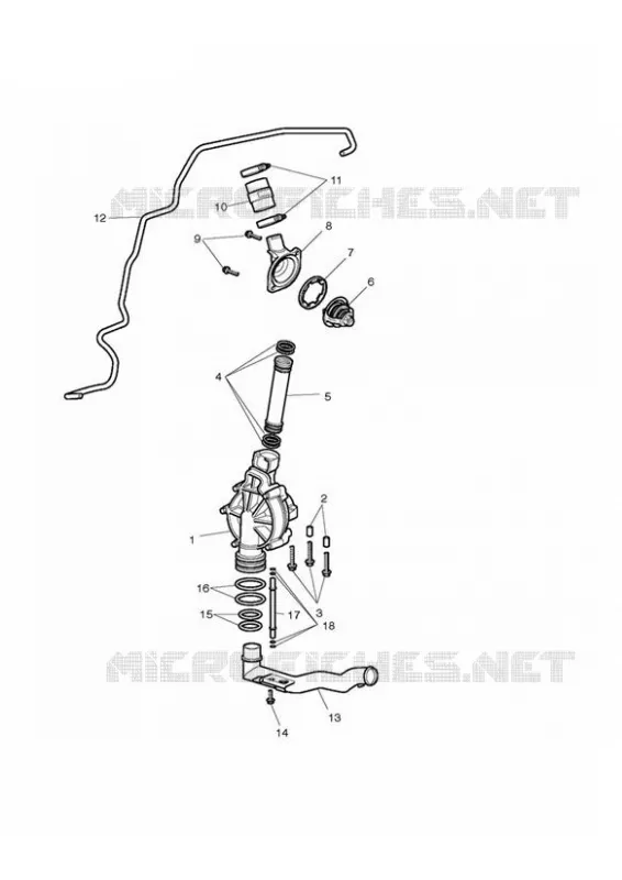 COOLING SYSTEM CONTINUED Triumph MOTO Thunderbird 1600~1700 THUNDERBIRD LT  THUNDERBIRD LT