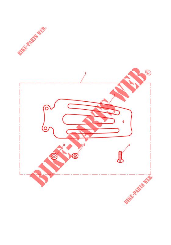 SINGLE SEAT RACK   TYPE 2   BLACK for Triumph THUNDERBIRD COMMANDER