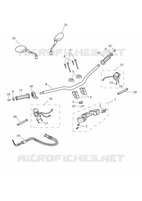 HANDLEBARS & SWITCHES Triumph MOTO Tiger 800 Tiger 800  Tiger 800