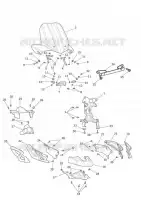 BODYWORK / FAIRING FIXINGS / DECALS  Tiger triumph-motorcycle 800 Tiger 800 XC 10006319167