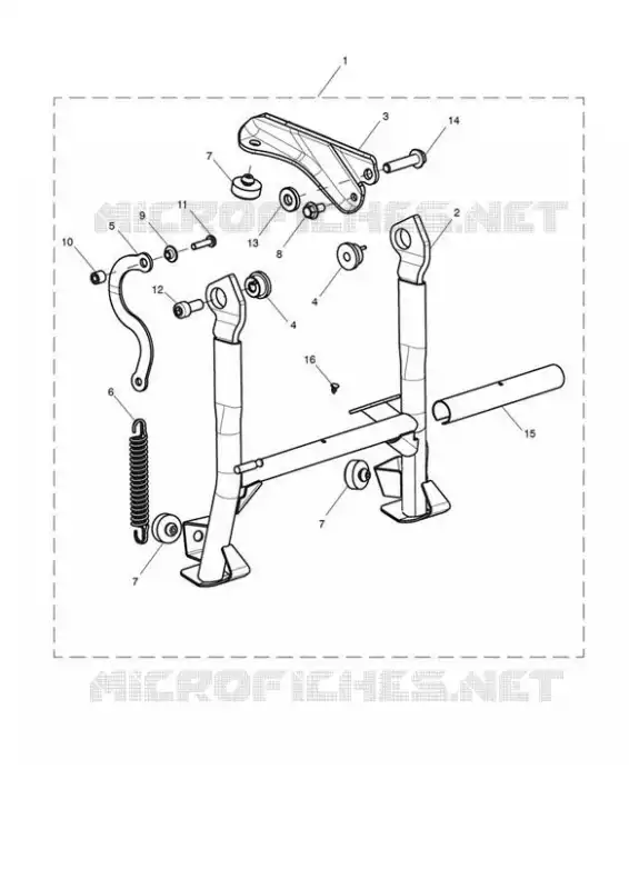 CENTRESTAND KIT SHORT Triumph MOTO Tiger 800 Tiger 800 XR  Tiger 800 XR