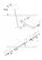 CLUTCH / GEARBOX / GEARCHANGE MECHANISM  Tiger triumph-motorcycle 800 Tiger 800 XC 10007536737