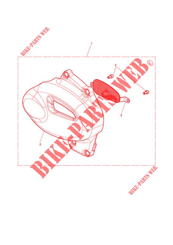 SPROCKET COVER KIT   CHROME for Triumph Bonneville T120