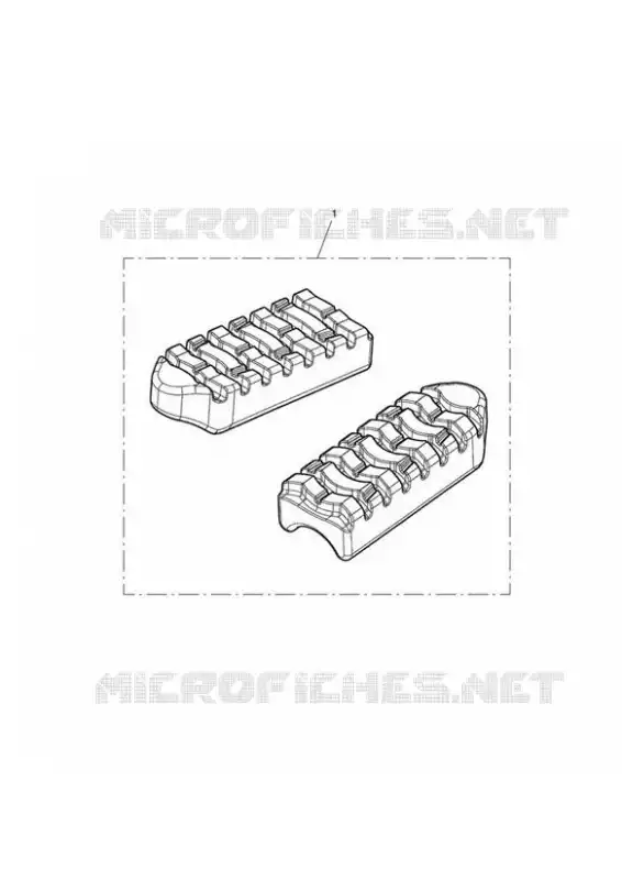 FOOTPEG RUBBER KIT Triumph MOTO Tiger 800 Tiger 800 XCX  Tiger 800 XCX