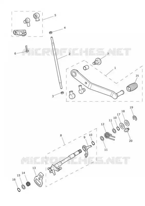 GEAR CHANGE MECHANISM Triumph MOTO Tiger 800 Tiger 800 XCX  Tiger 800 XCX