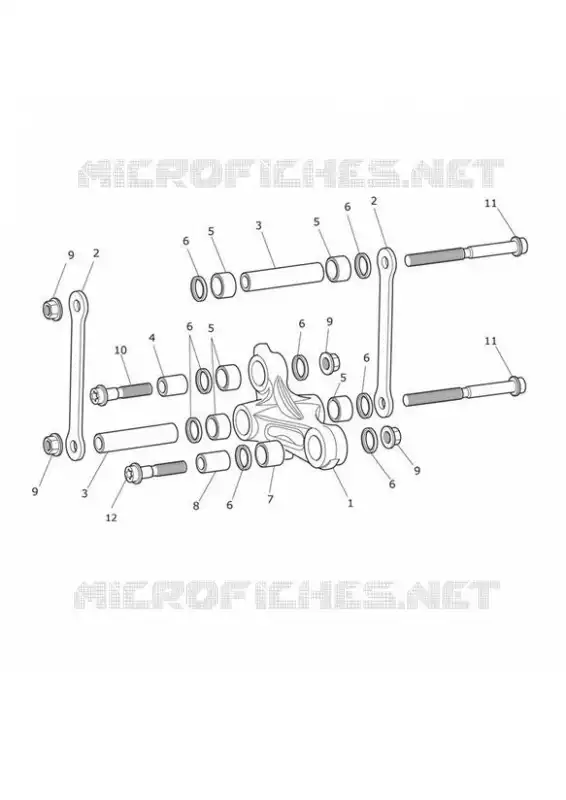 REAR SUSPENSION LINKAGE Triumph MOTO Tiger 800 Tiger 800 XCA  Tiger 800 XCA