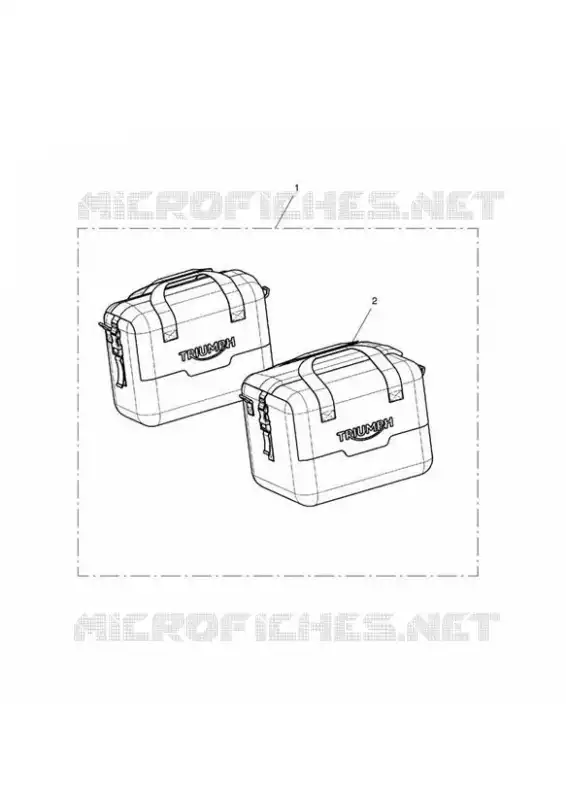 INNER BAG - PAIR Triumph MOTO Tiger 800 Tiger 800 XCA  Tiger 800 XCA